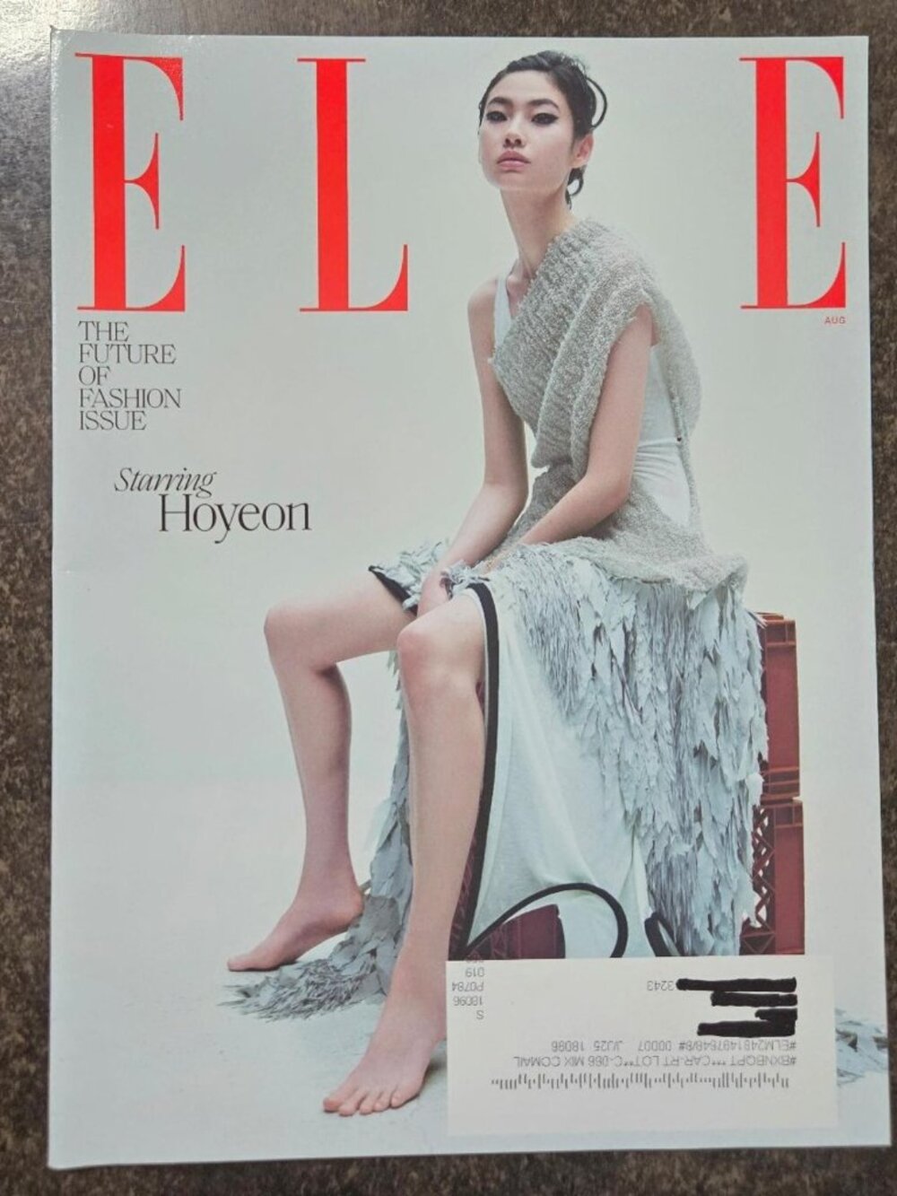 Elle Magazine USA August 2024, The Future of Fashion Issue Starring Hoyeon (PB)